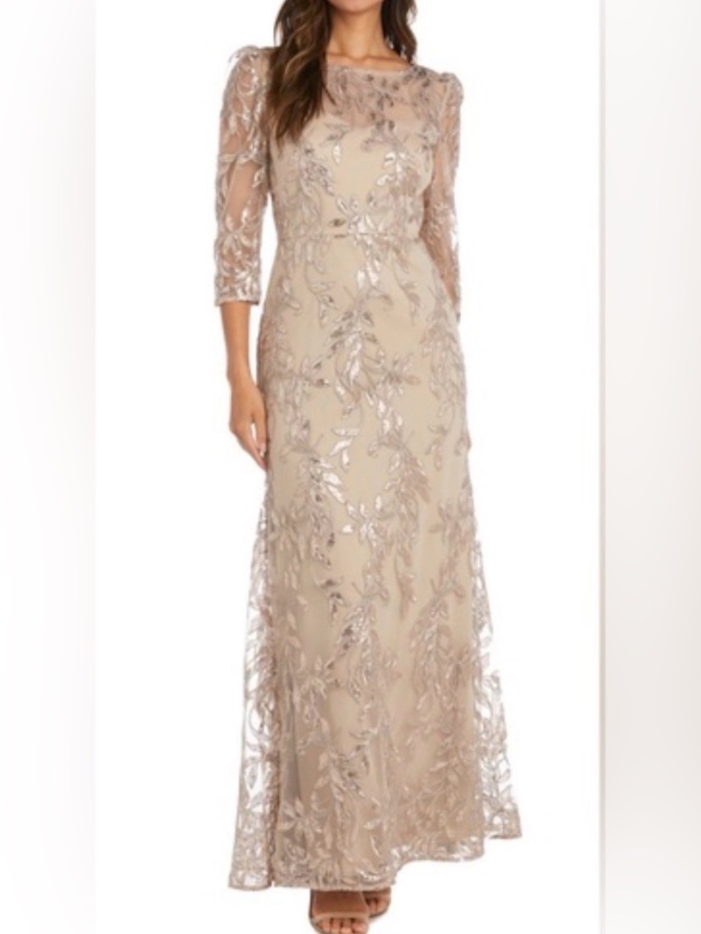 NWT R&M Richards Women Maxi Large Dress Size:12